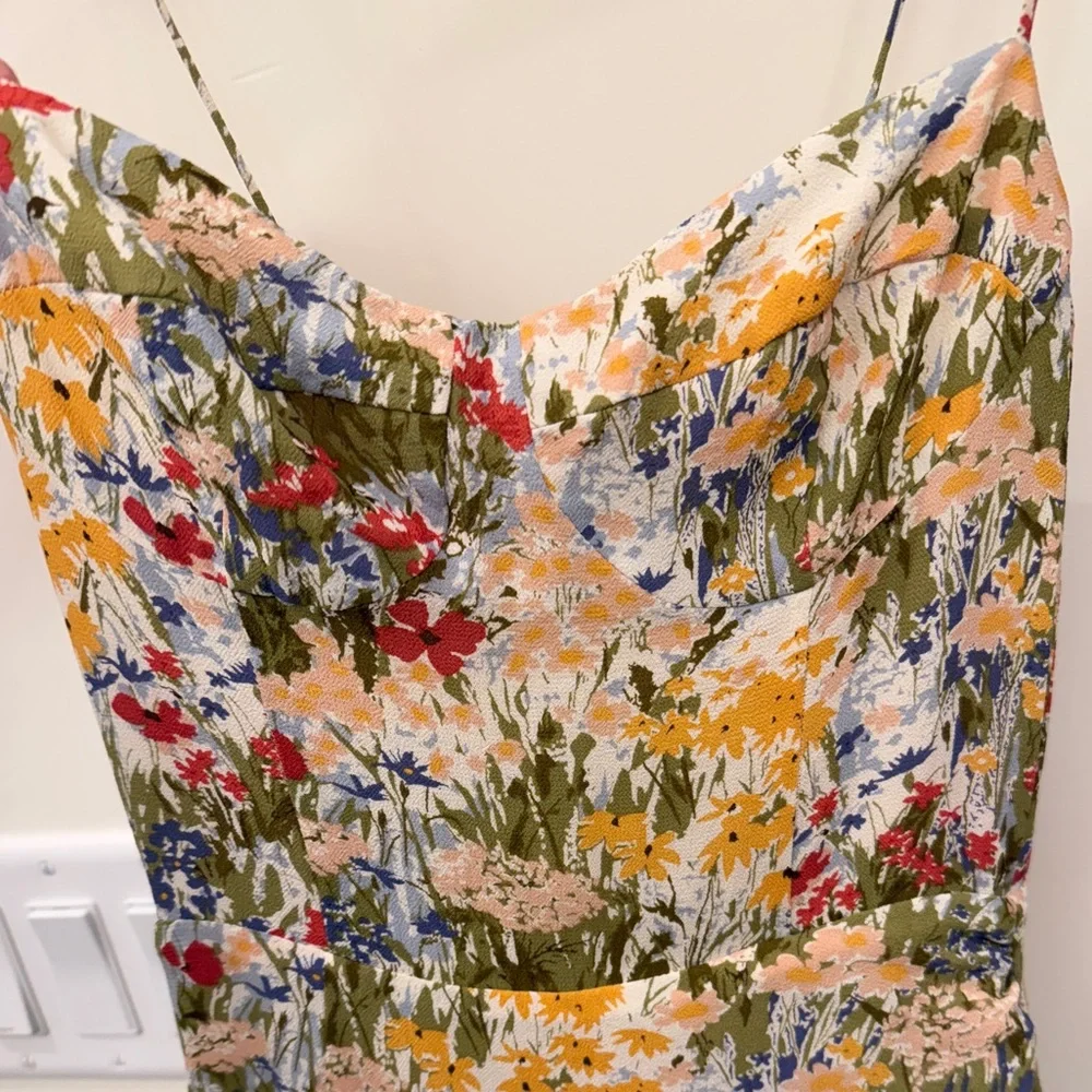 Reformation Kourtney Dress, Color: Countryside - Picture 2 of 8